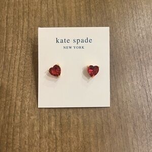 Kate spade heart earrings